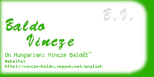 baldo vincze business card